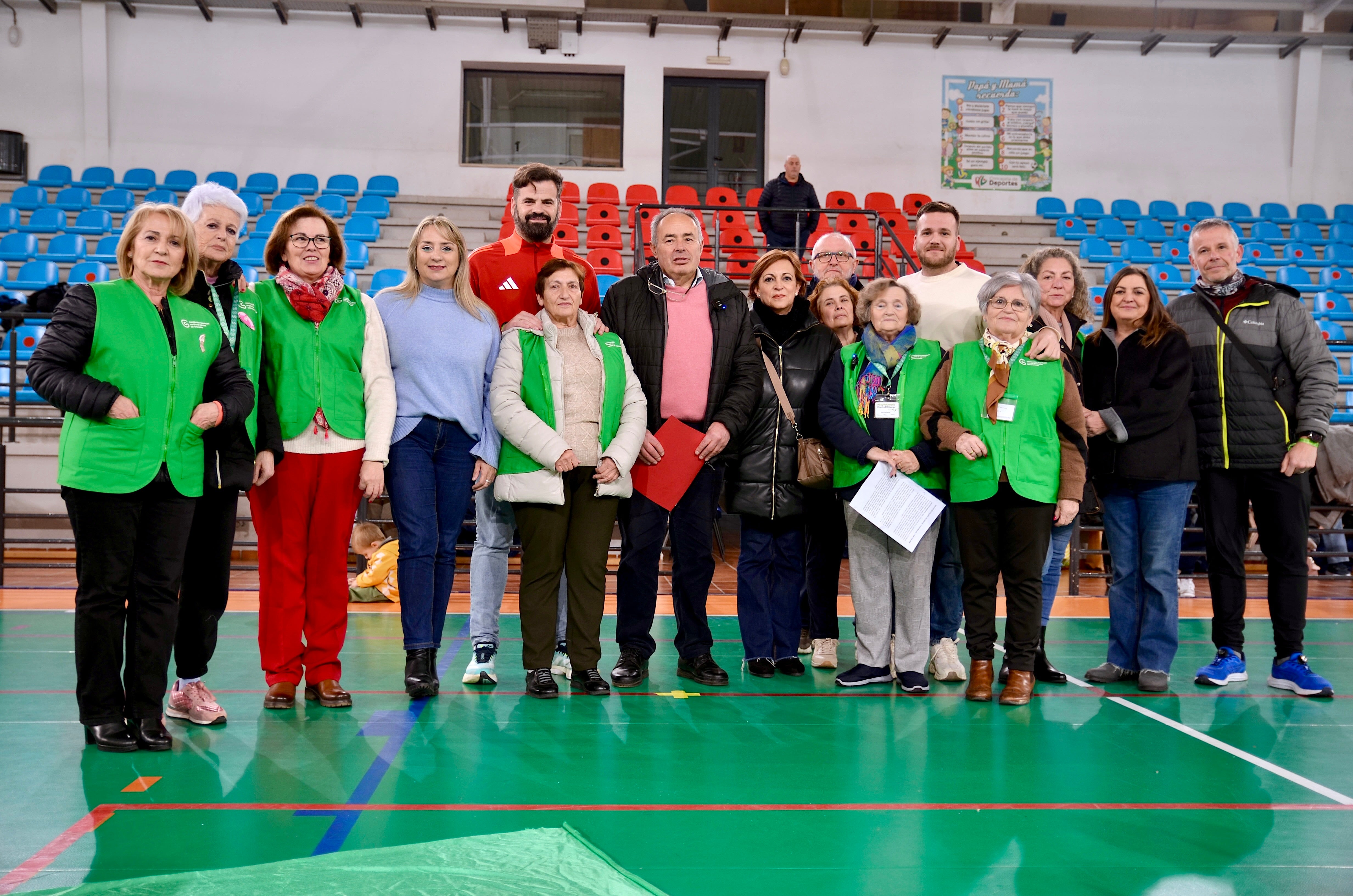 Participantes en la lectura del manifiesto.