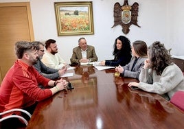 Visita institucional de la diputada provincial de Bienestar Social y Familia.