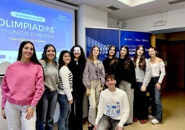 El alumnado hueteño sueña con llegar a Madrid para el Día de Europa.