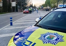 Control de la Policía Local de Huétor Vega.