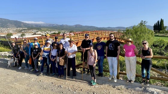 Huétor Vega descubre el futuro sendero por el río Monachil