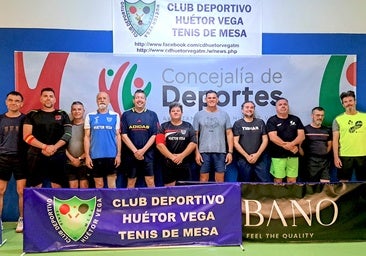 Segunda concentración de palistas veteranos de la provincia, en la Liga de Verano de Huétor Vega.