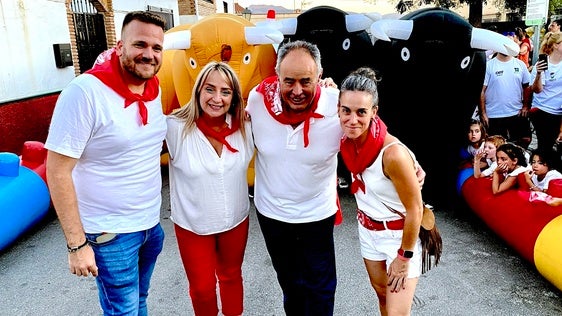 Así fue el encierro de los ‘sanfermines’ de Huétor Vega