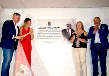 Huétor Vega añade el nombre de ‘Pepín’ al Recinto Ferial