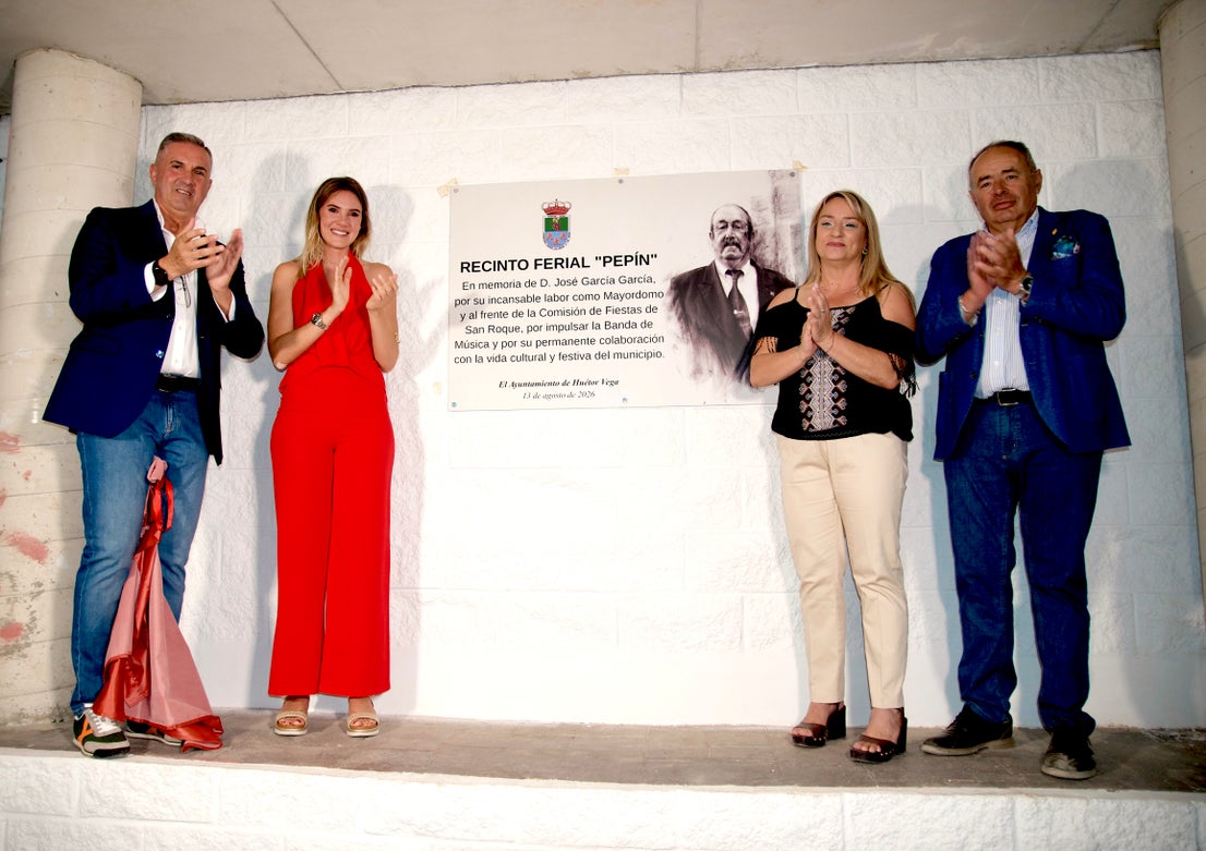 Huétor Vega añade el nombre de ‘Pepín’ al Recinto Ferial