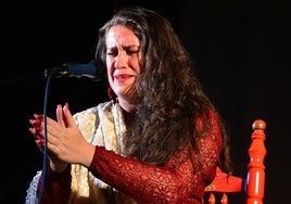 Filo de los Patios, en el Festival Flamenco de Huétor Vega en 2020.