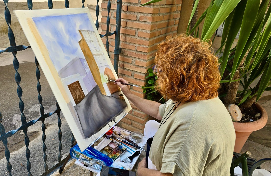 El Concurso de Pintura Rápida de Huétor Vega sublima la belleza del pueblo