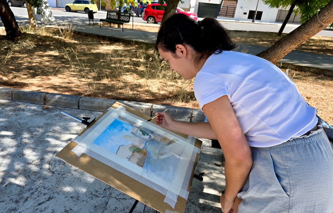 El Concurso de Pintura Rápida de Huétor Vega sublima la belleza del pueblo