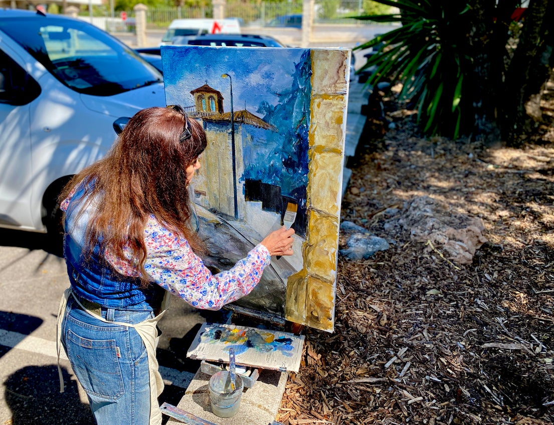 El Concurso de Pintura Rápida de Huétor Vega sublima la belleza del pueblo