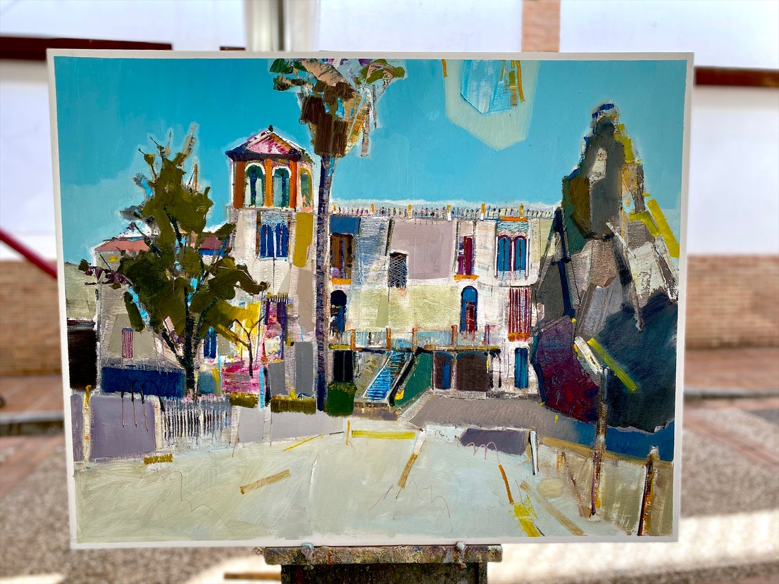 El Concurso de Pintura Rápida de Huétor Vega sublima la belleza del pueblo