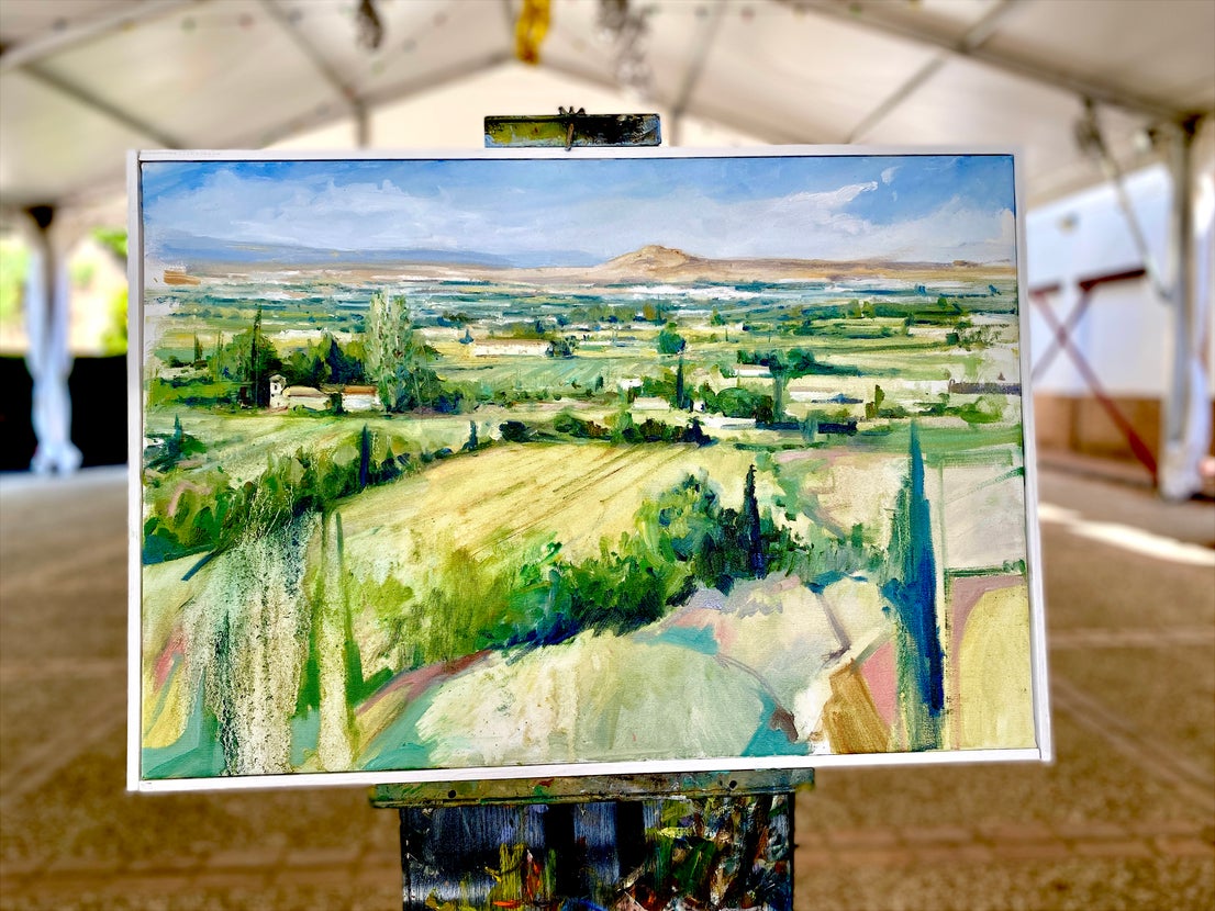El Concurso de Pintura Rápida de Huétor Vega sublima la belleza del pueblo