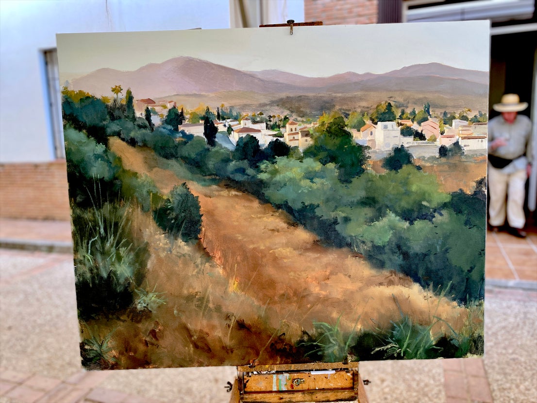 El Concurso de Pintura Rápida de Huétor Vega sublima la belleza del pueblo