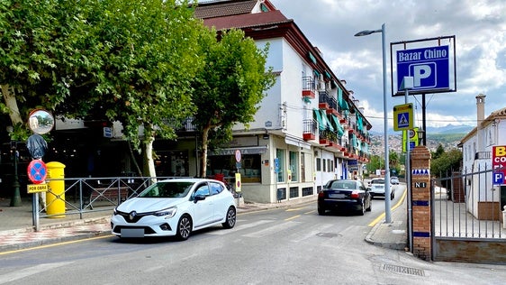 Las obras en la red eléctrica modifican el tráfico en Huétor Vega y entran en la segunda fase