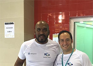 Waterpolo: Iván Pérez, un campeón del mundo en Huétor Vega