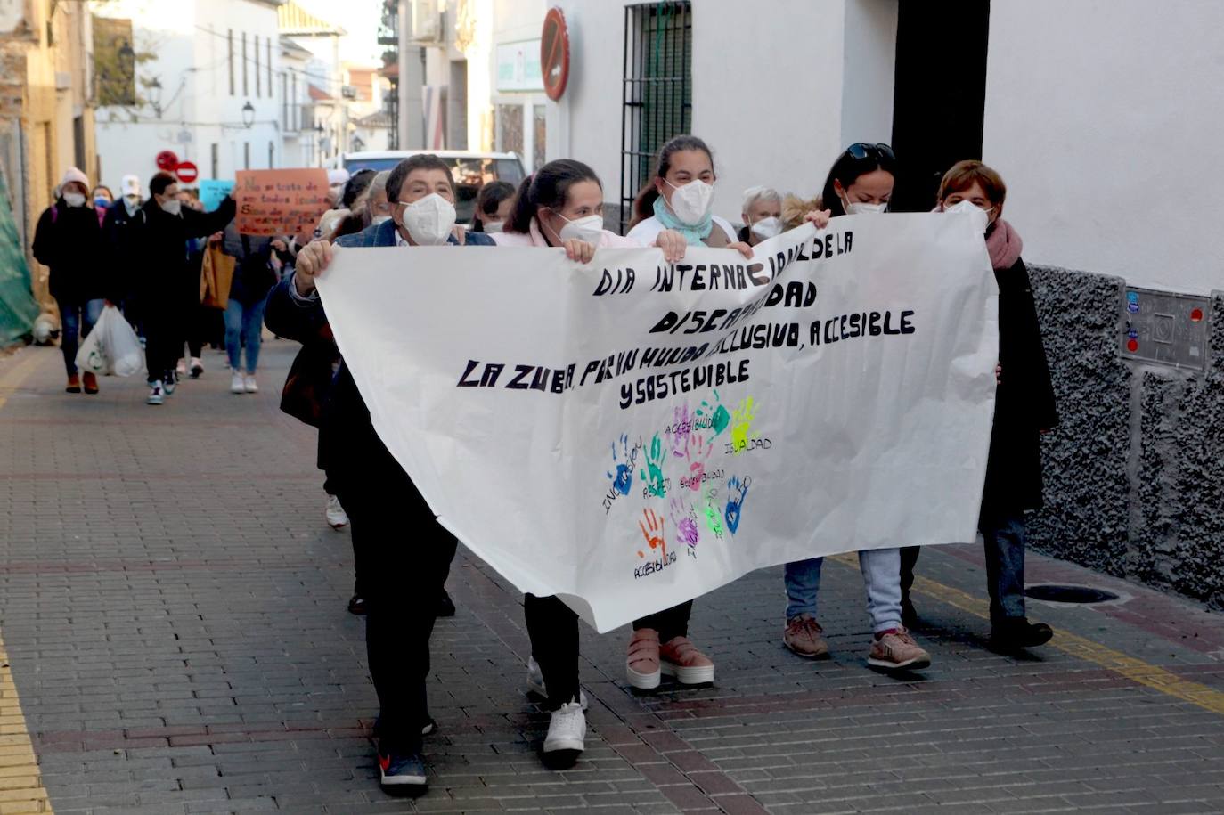 La Zubia celebra una marcha inclusiva para conmemorar el Día Internacional de la Discapacidad