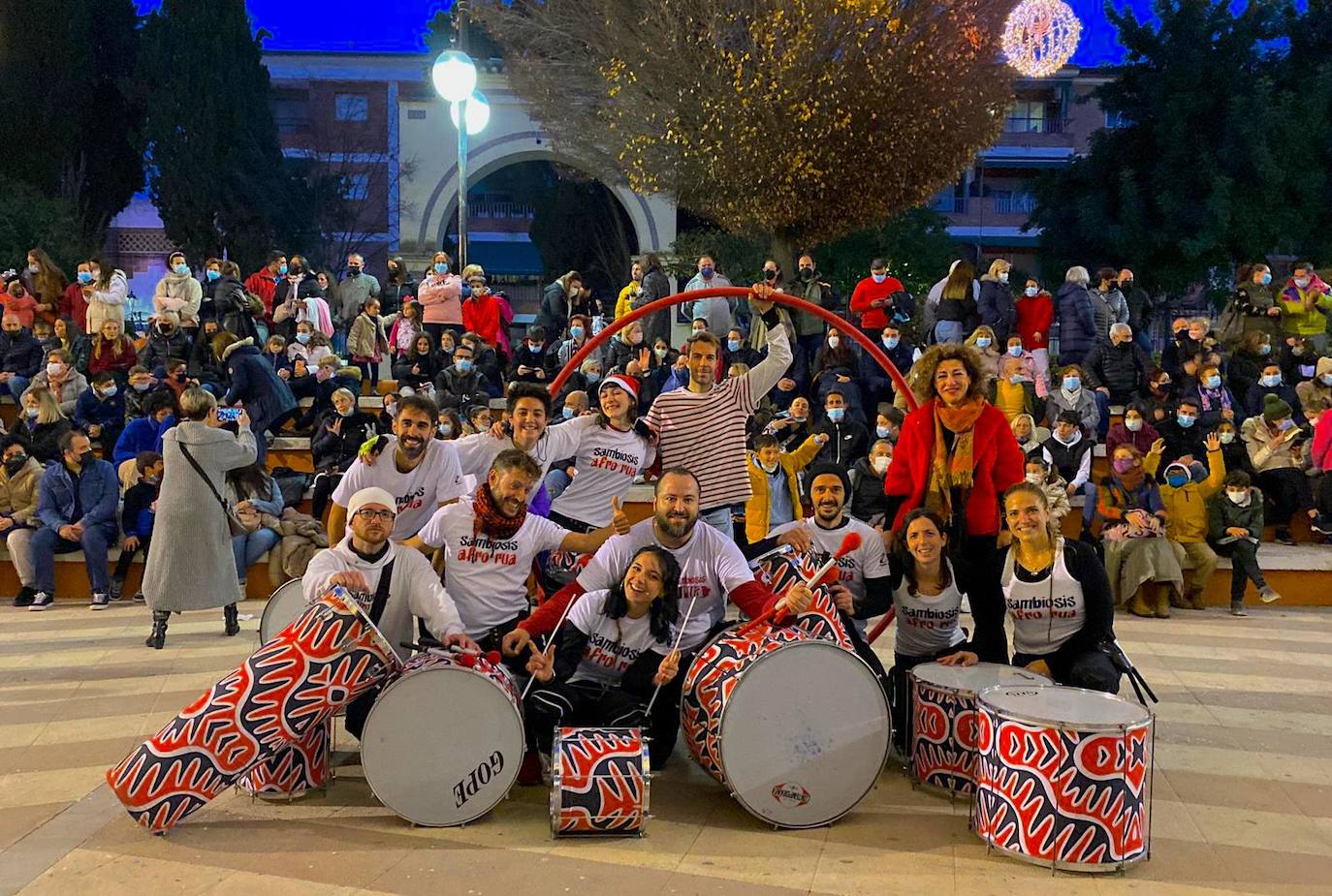 Batucada y exhibición de baile moderno en La Zubia