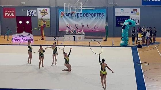 Más de quinientas deportistas andaluzas, en el Trofeo de Gimnasia Rítmica Alhambra de La Zubia