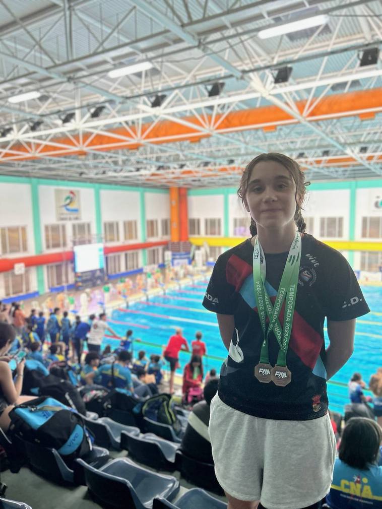 Patricia Martín se proclama doble campeona de Andalucía en 50 metros mariposa y libre