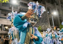 Desfile inaugural del Carnaval de las Promesas en Uruguay, en diciembre de 2024.