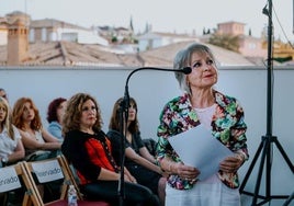 El acto tuvo lugar en la terraza del Centro Carmen Jiménez.