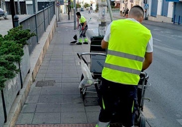 Refuerzo de limpieza en La Zubia.