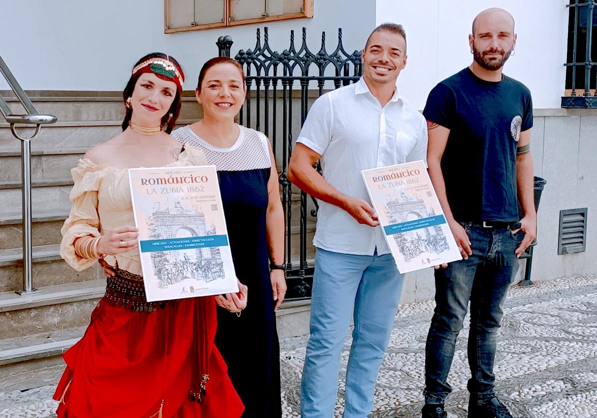 Presentación del primer Mercado Romántico 'La Zubia 1862'.