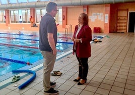 Visita del equipo de gobierno para conocer el estado de las obras.