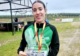 Orgullo en La Zubia: Alicia Sánchez Espínola, subcampeona de España de campo a través