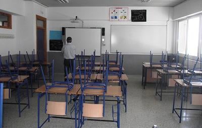 Solo nueve alumnos han asistido a clase en el IES Laurel de la Reina de La Zubia