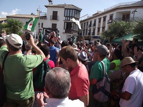 Diego Cañamero: “Lo importante de la marcha es que conectamos con los sentimientos de las masas”