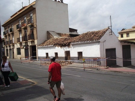 Las lluvias de septiembre causan el derrumbe del tejado de una vivienda
