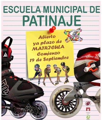 Abierto el plazo de inscripción de las Escuelas Deportivas de Patinaje