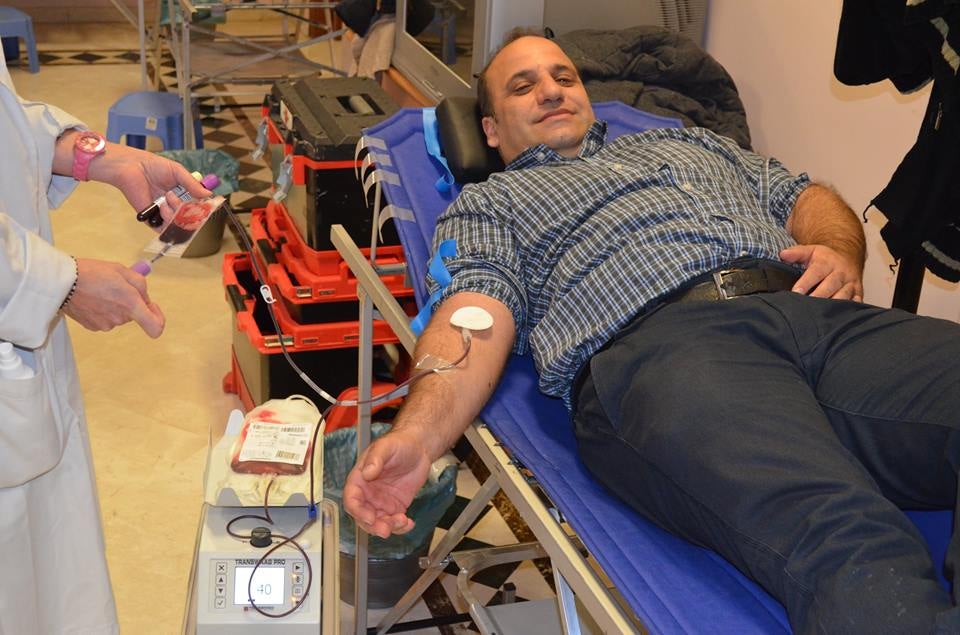 Los vecinos donan sangre en la Casa Pintá