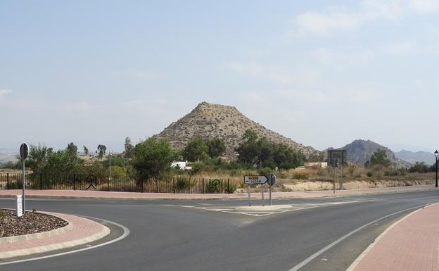Estado actual del cerro de Mojácar la Vieja.