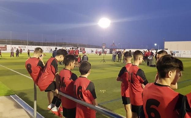 Inaugurado el campo de fútbol 'Andrés Soler Guerrero' de Cuevas tras la remodelación
