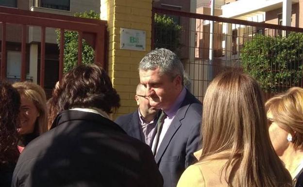 El delegado de Salud en el acto celebrado esta mañana con motivo del Día Internacional del Niño con Cáncer.