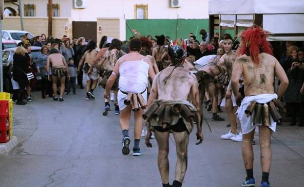 Máscaras de Camisa en el carnaval de Overa.