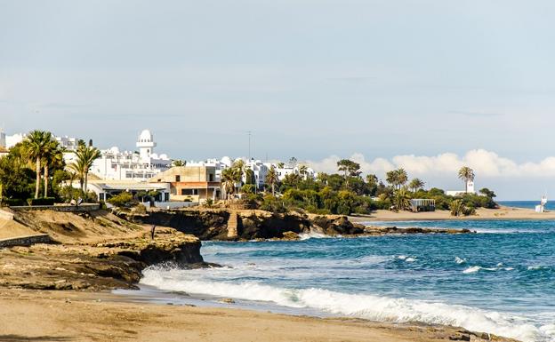 Vista de Mojácar playa.