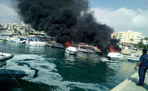 Nerviosismo entre los testigos del incendio. 