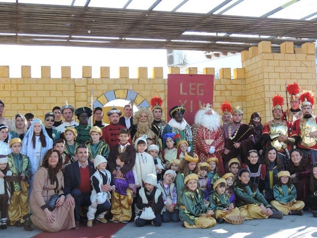 Encuentro de los tres Reyes Magos. 