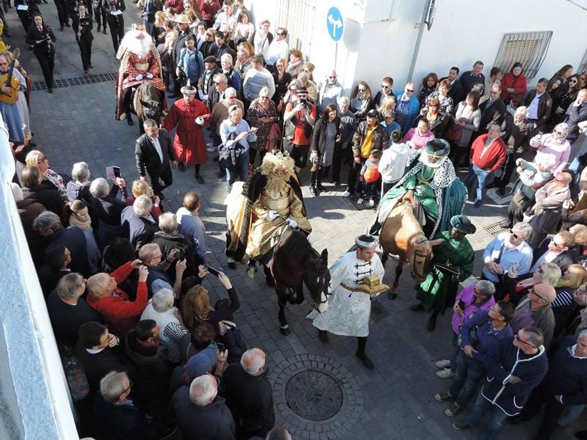 Encuentro de los tres Reyes Magos. 