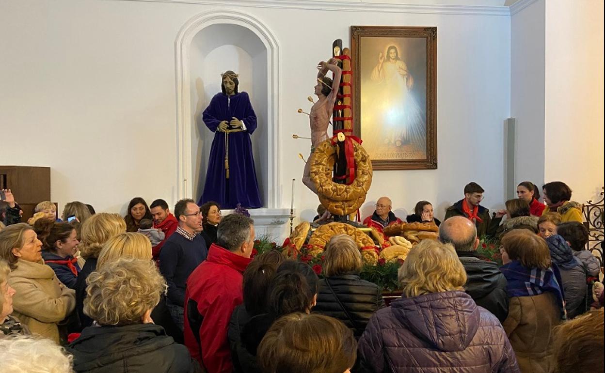 La borrasca Gloria aplaza la procesión de San Sebastián para el próximo domingo