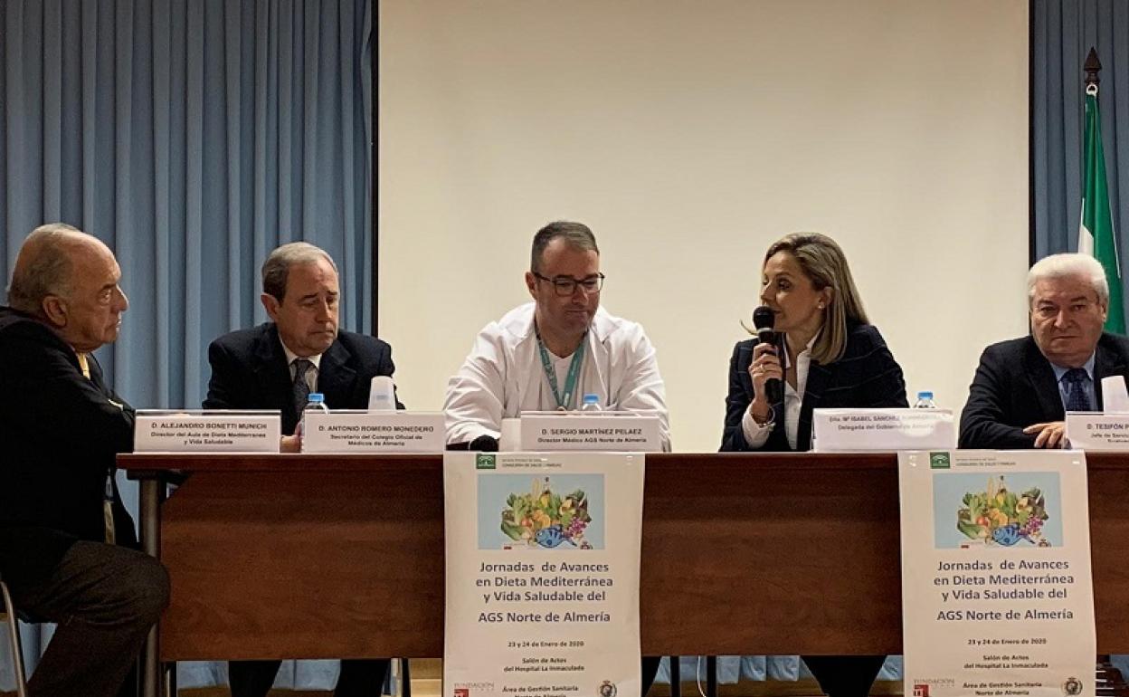 Inauguración de las jornadas sobre vida saludable. 