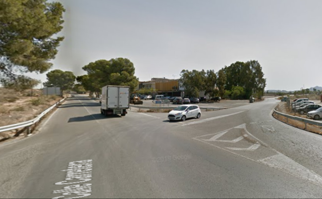 Cruce en Huércal-Overa que conecta Pulpí con Úrcal. 
