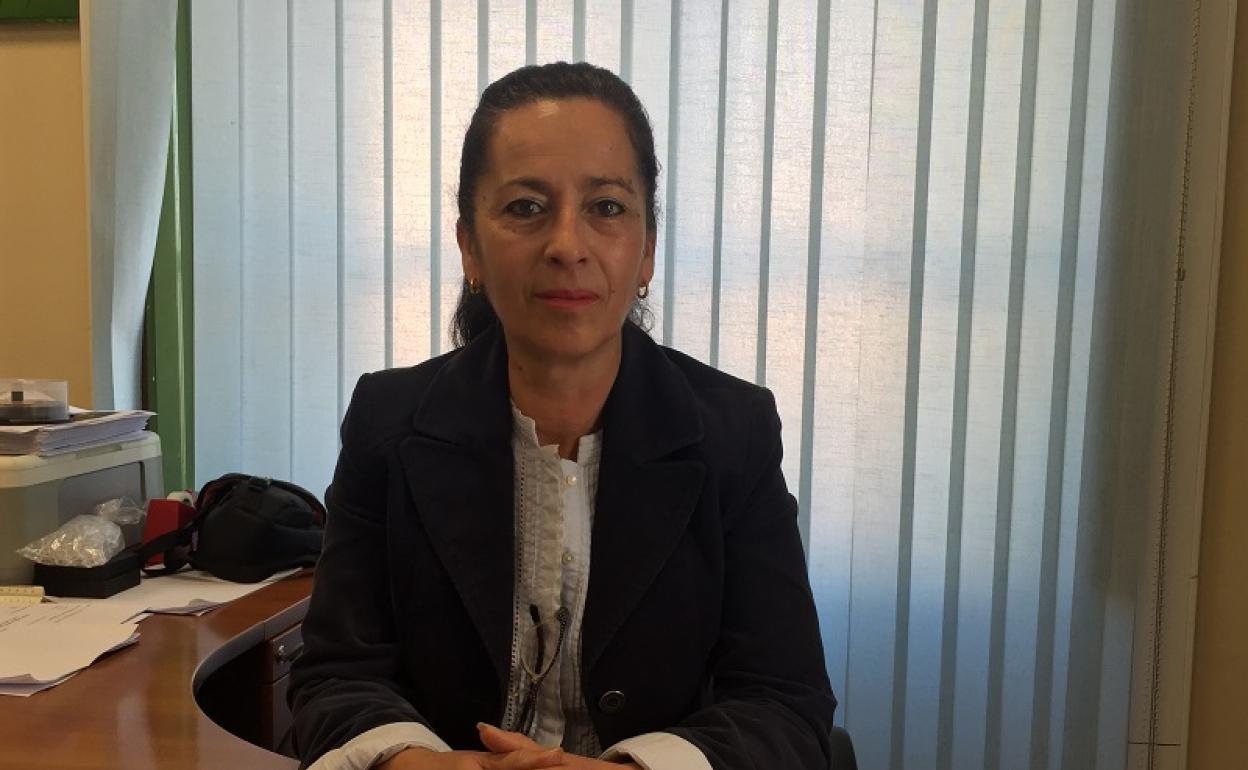 La edil Ana Mª Castro. 