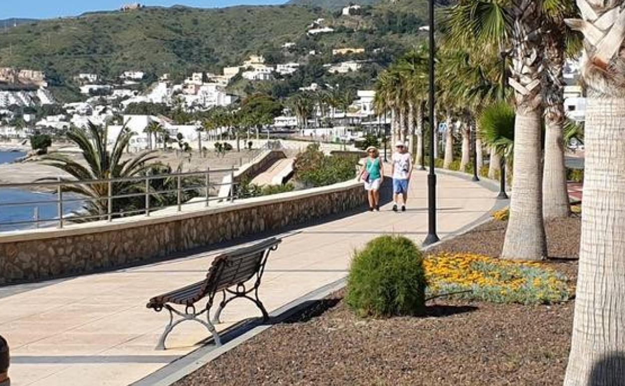 Paseo marítimo de Mojácar. 