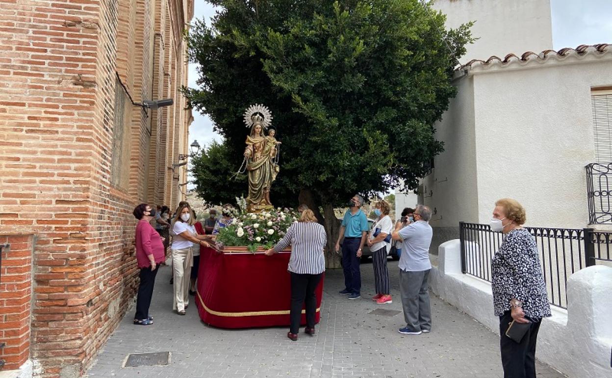 Lubrín celebra la primera procesión de la provincia de Almería tras el estado de alarma