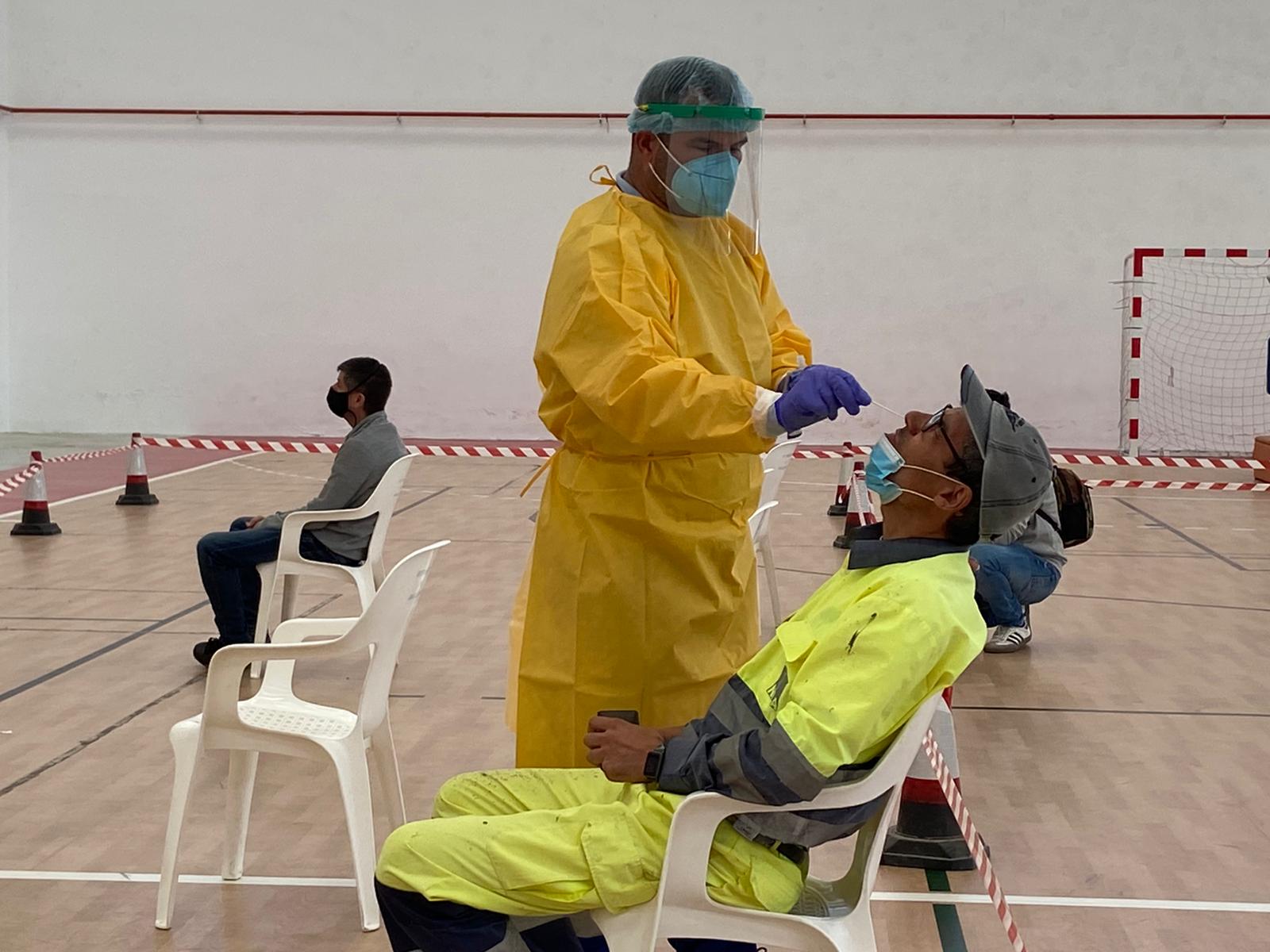 Fotos: Test masivos en Los Gallardos