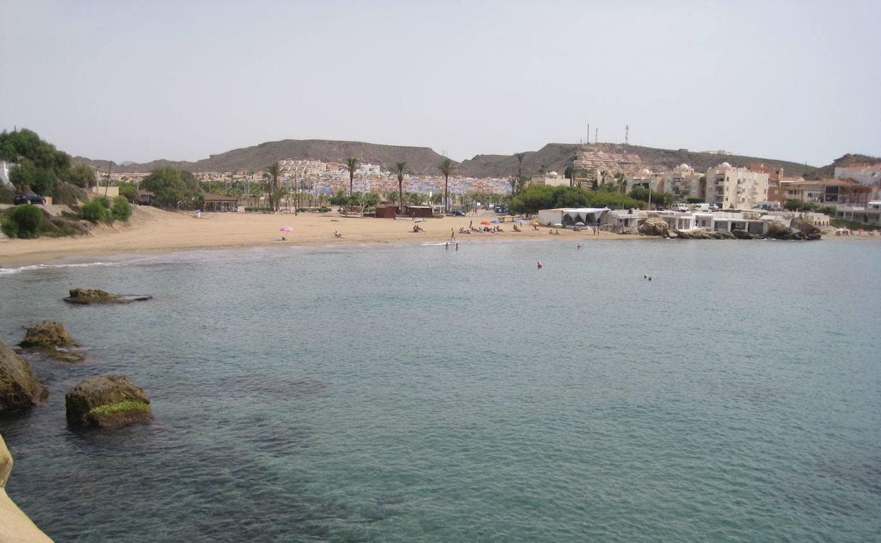 Vista panorámica de la playa de San Juan de los Terreros, en Pulpí, cerca de donde ocurrieron los hechos.