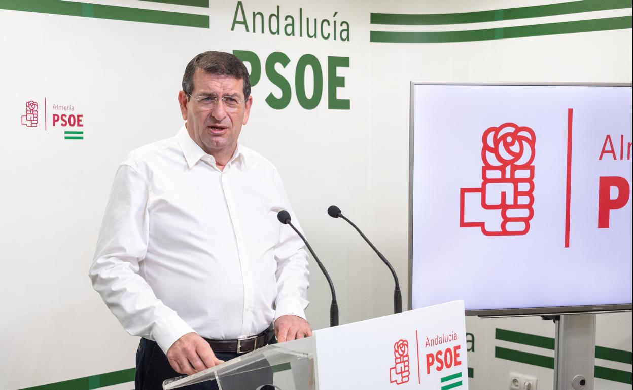 Martín Gerez, protavoz socialista en el Ayuntamiento de Vera.